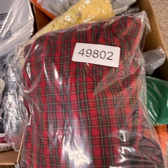 Karen Scott Shirt Women 2X Plus Red Plaid Button Up Collared Long Sleeve Cotton - Picture 7 of 7